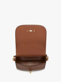 Mulberry Small Darley Classic Grain Leather Satchel - view 2, Oak
