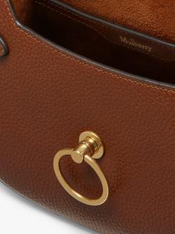 Mulberry Small Amberley Small Classic Grain Leather Satchel Bag - view 2, Oak