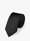 Charles Tyrwhitt Slim Silk Tie, Black