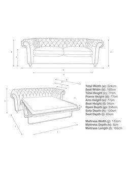 John Lewis Cromwell Sofa Bed - view 2, 