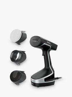 Tefal Access Steam Force DT8270 Handheld Clothes Steamer, Black/Silver - view 2, Black/Silver