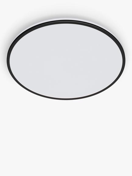 Philips Ozziet Flush Ceiling Light, Black, Black