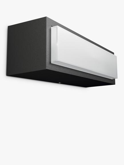 Philips Stratosphere LED Outdoor Wall Light, Anthracite - view 2, Black