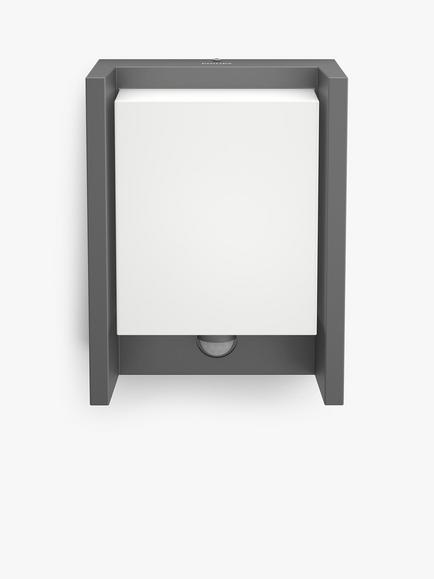 Philips Arbour LED PIR Motion Sensor Outdoor Wall Light, Anthracite - view 2, Anthracite