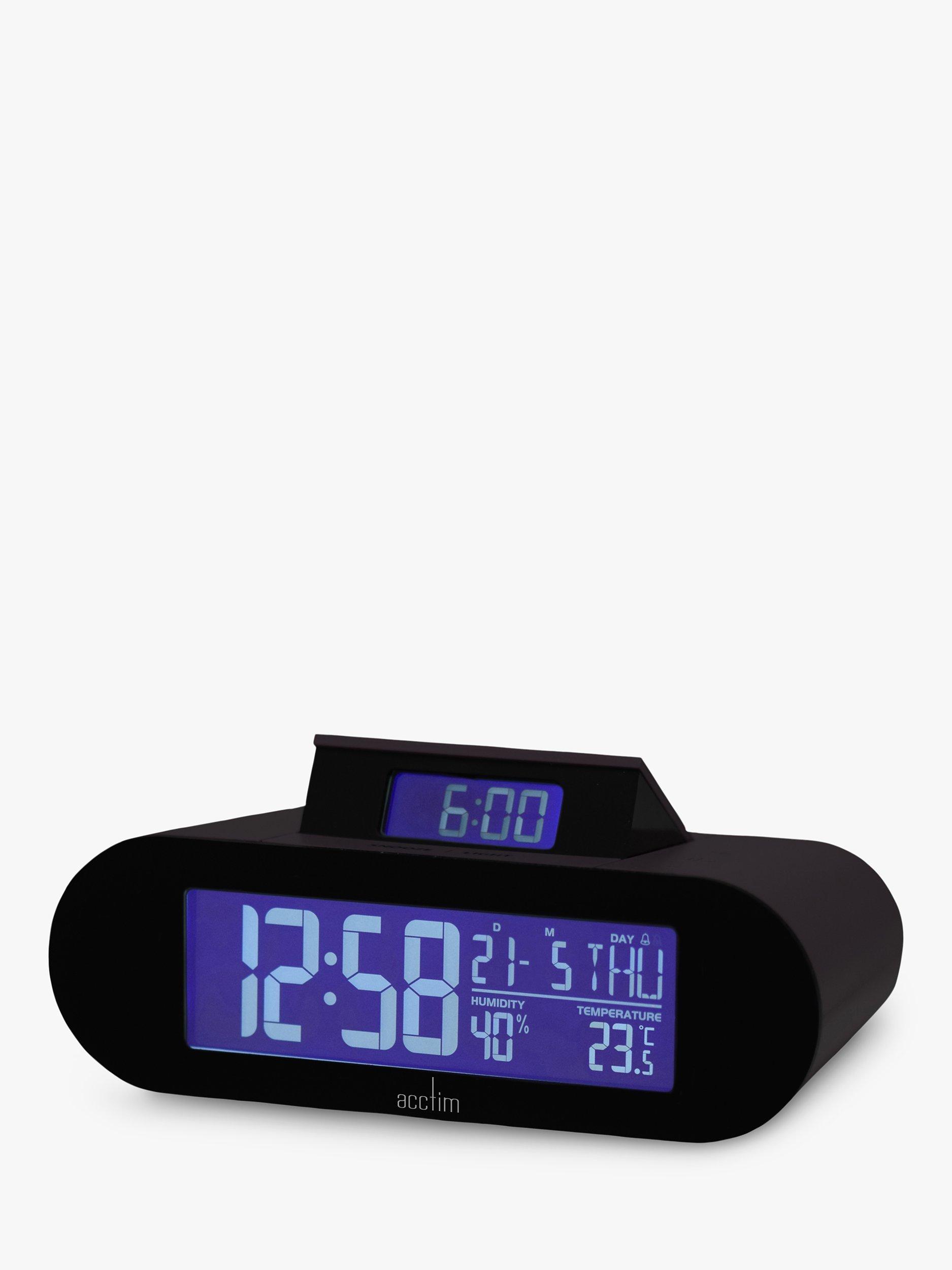 Acctim Kian Pop Up LCD Digital Alarm Clock, 15cm