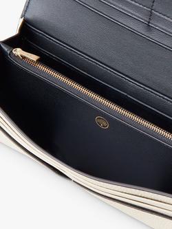 Mulberry Small Classic Grain Leather Continental Wallet - view 2, Chalk