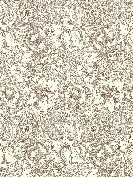Morris & Co. Poppy Wallpaper, Dbpw216957