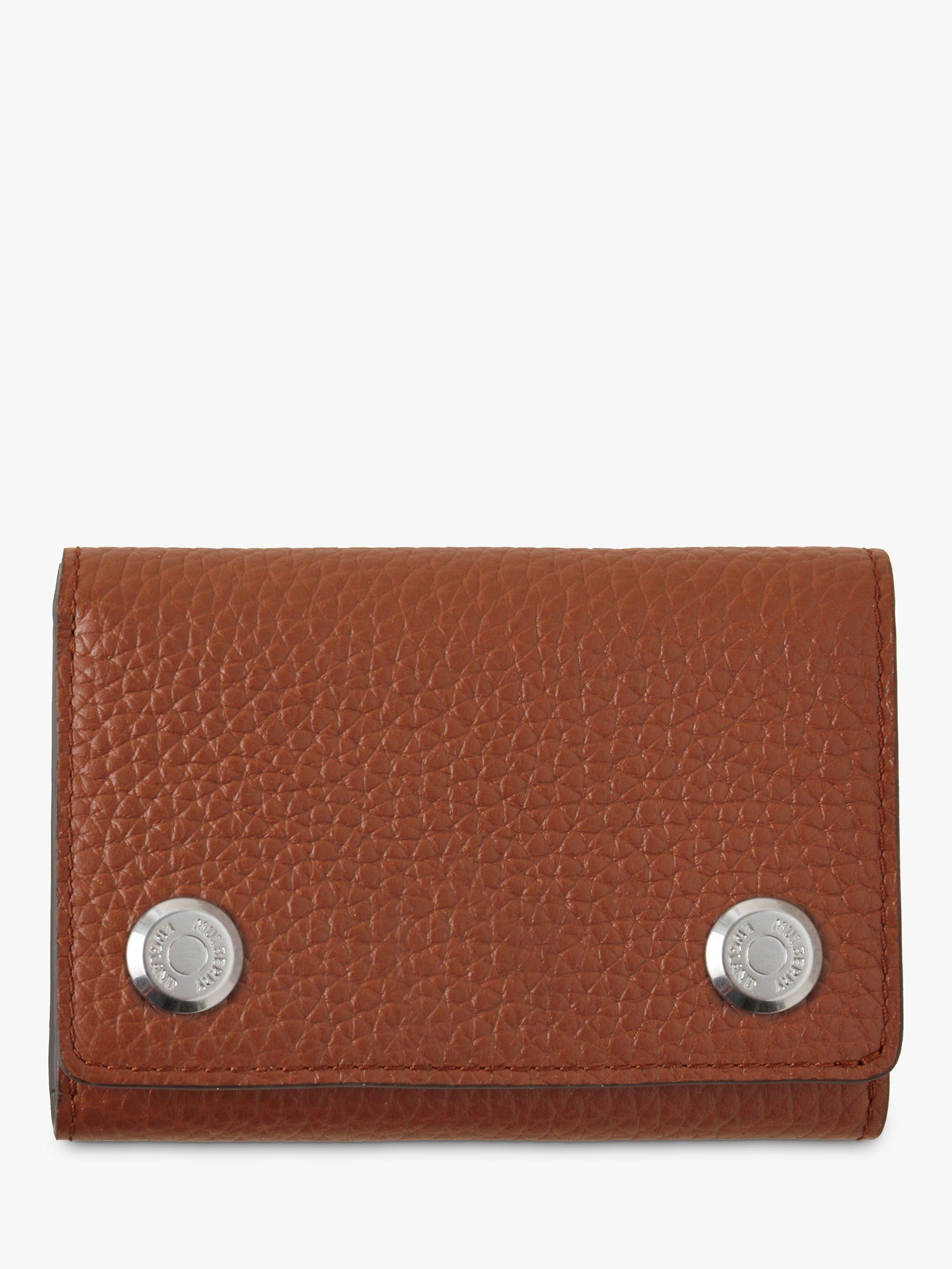 Mulberry City Heavy Grain Leather Trifold Wallet