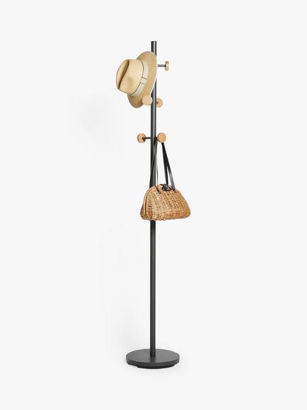 John Lewis Coat Stand, Grey - view 2, Grey