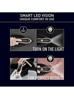 Tefal Pro Express Vision GV9820 High Pressure Steam Generator Iron, Black/Gold - view 2, Black/Gold