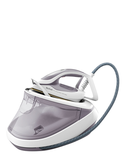 Tefal Pro Express Ultimate II GV9713 High Pressure Steam Generator Iron, Dove Grey/White, Dove Grey/White