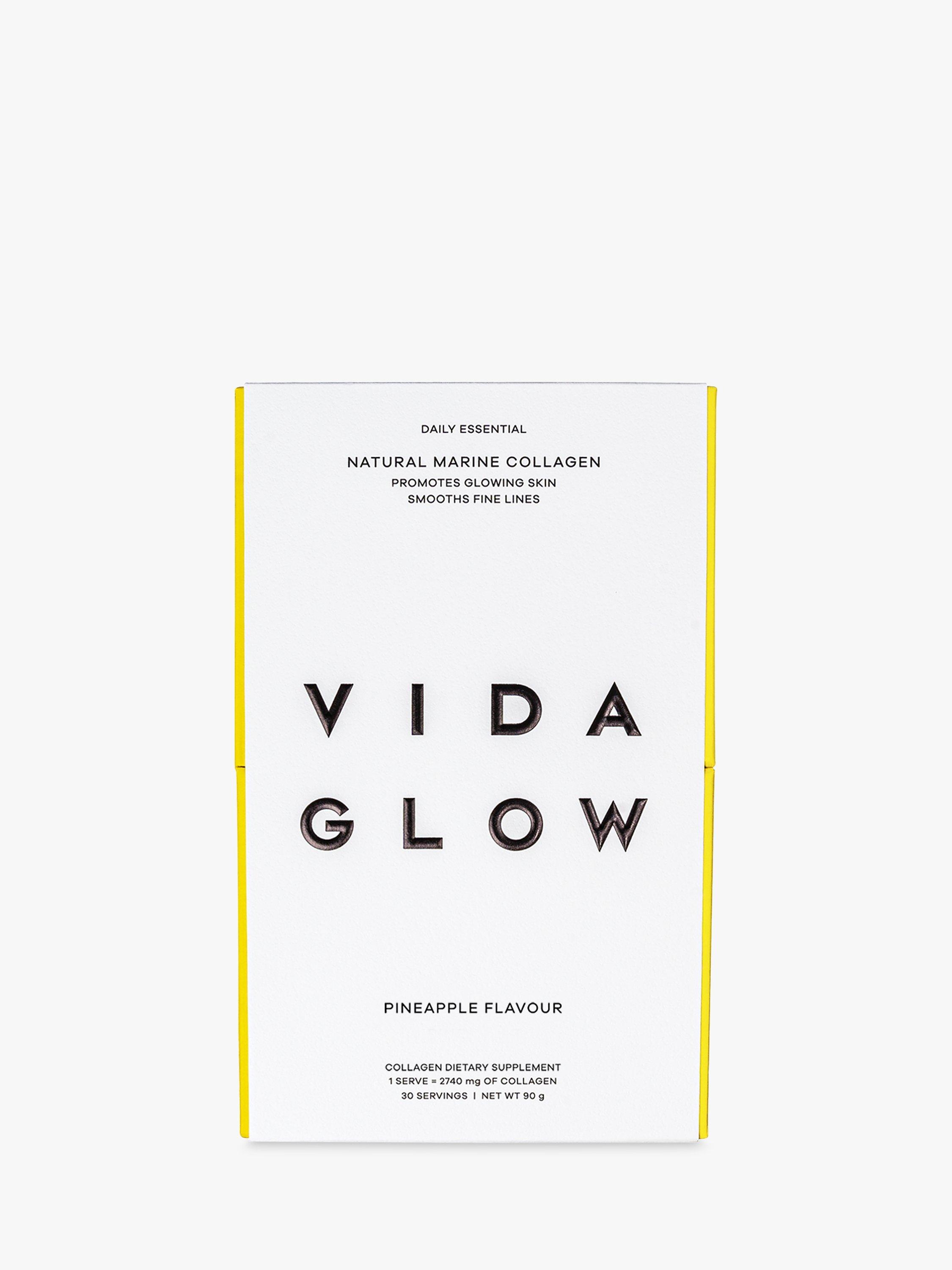 Vida Glow Natural Marine Collagen Sachets, Pineapple x 30
