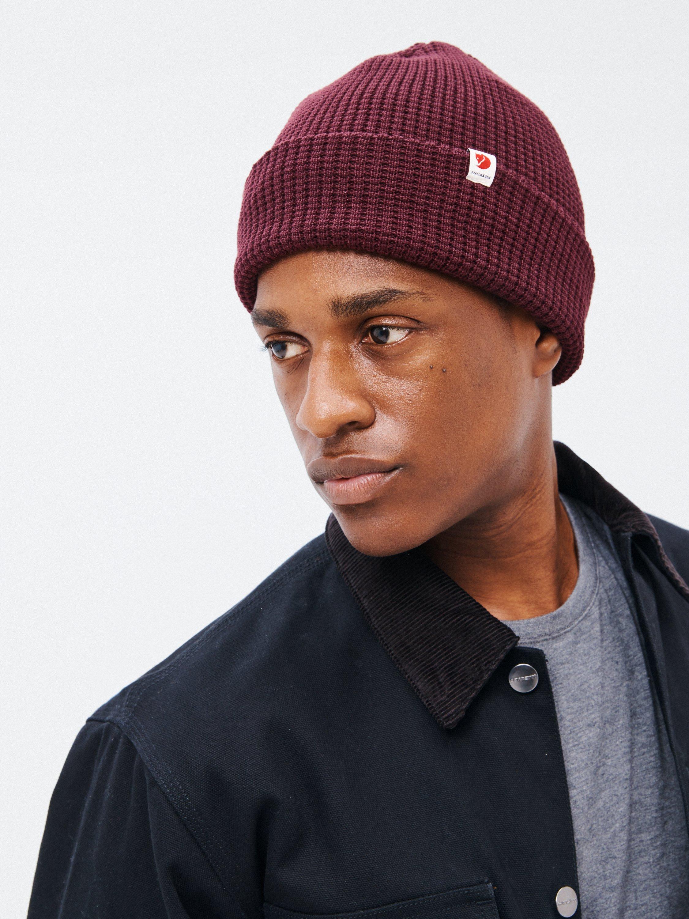 Fjallraven Tab Beanie Dark Garnet