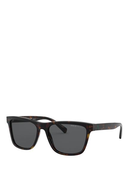 Ralph Lauren Polo Ralph Lauren PH4167 Men's Polarised D-Frame Sunglasses, Dark Havana/Grey, Dark Havana/Grey