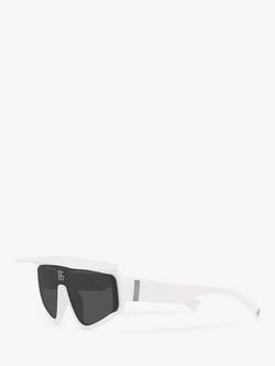 Dolce & Gabbana DG6177 Men's Rectangular Sunglasses - view 2, White/Grey