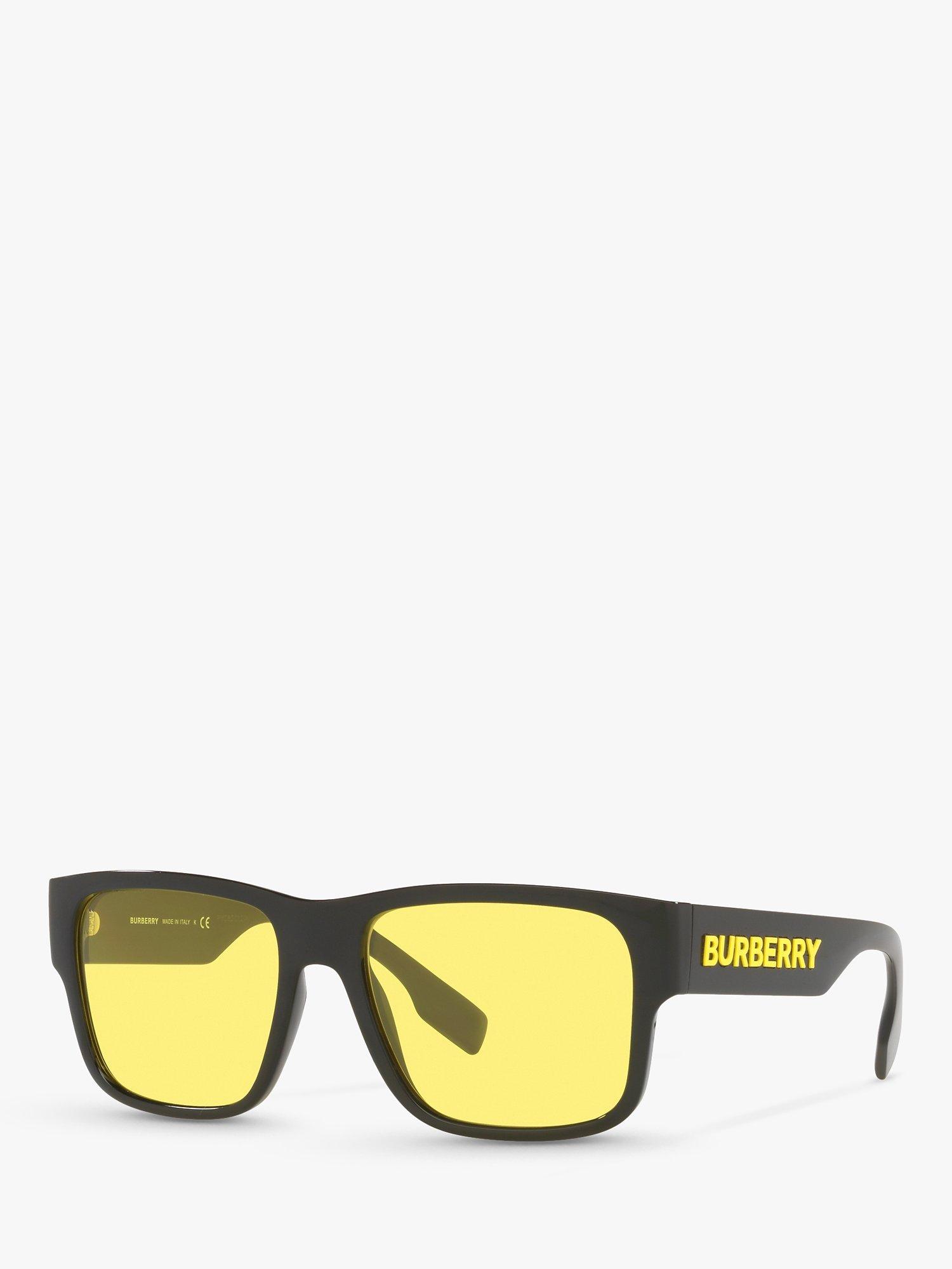 Burberry sport sunglasses black and yellow clearance