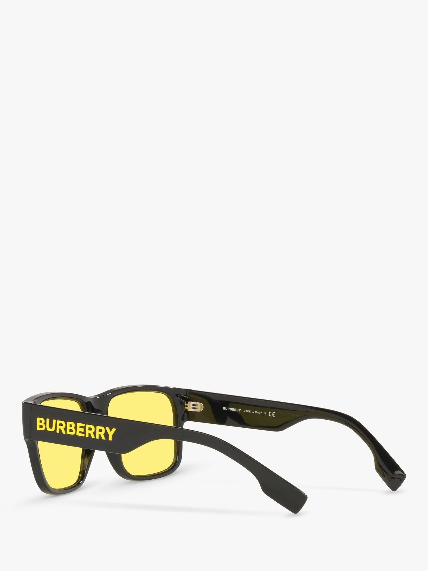 Burberry glasses mens yellow sales