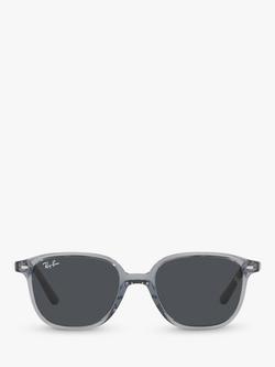 Ray-Ban Junior RJ9093S Unisex Square Sunglasses - view 2, Transparent Blue/Grey