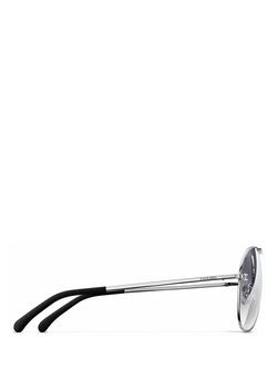 CHANEL Pilot Sunglasses CH4189TQ Silver/Grey Gradient - view 2, Silver/Grey Gradient