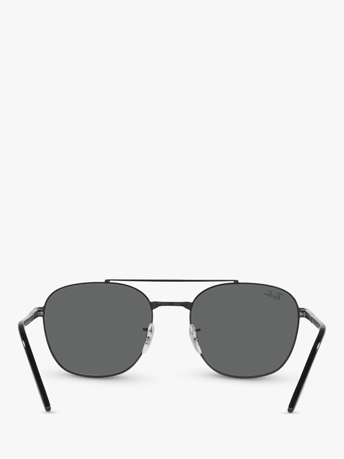 Product image 7 of 11, which shows Ray-Ban RB3688 Unisex Square Sunglasses, Black/Grey