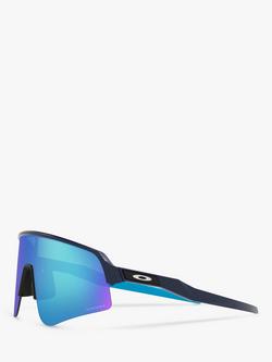 Oakley OO9465 Men's Sutro Lite Sweep Prizm Rectangular Sunglasses - view 2, Matte Navy/Mirror Blue