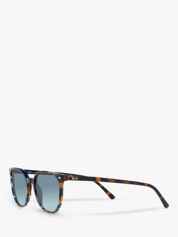 Ray-Ban RB2197 Unisex Elliot Sunglasses, Yellow Havana/Blue Gradient - view 2, Yellow Havana/Blue Gradient