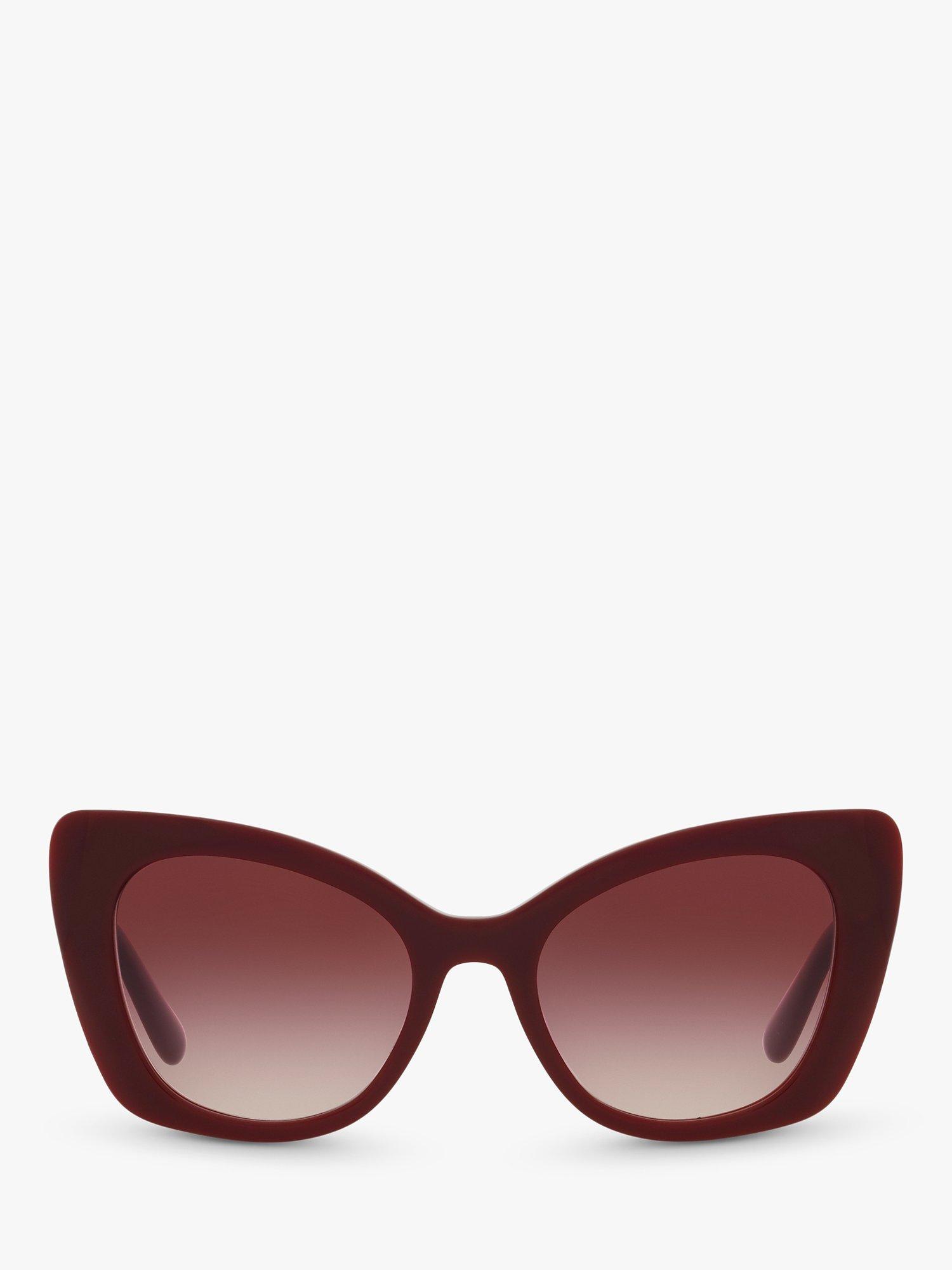 Dolce Gabbana DG4405 Women s Butterfly Sunglasses Bordeaux Red Gradient