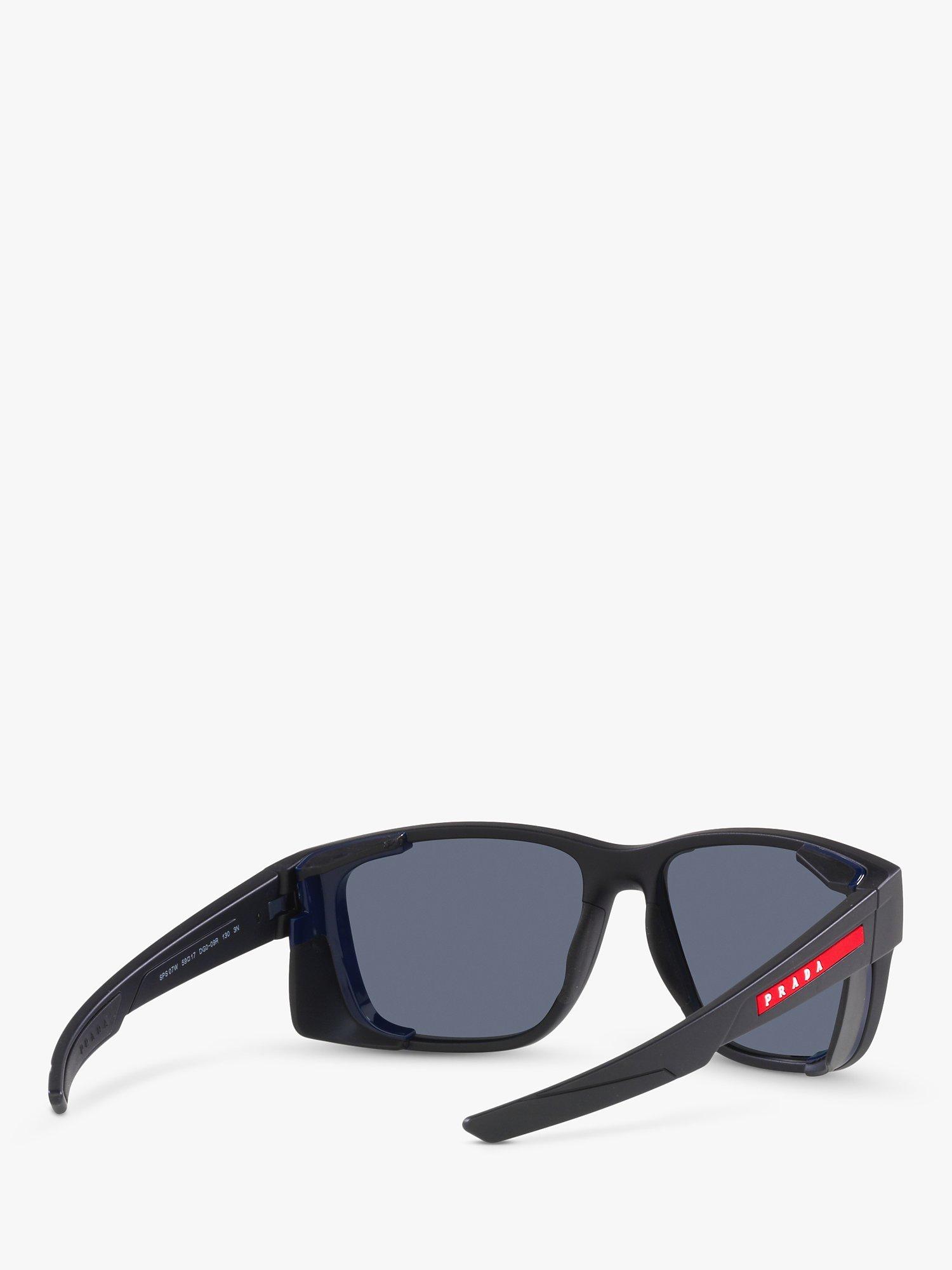 Prada Linea Rossa PS07WS Men s Pillow Sunglasses Black