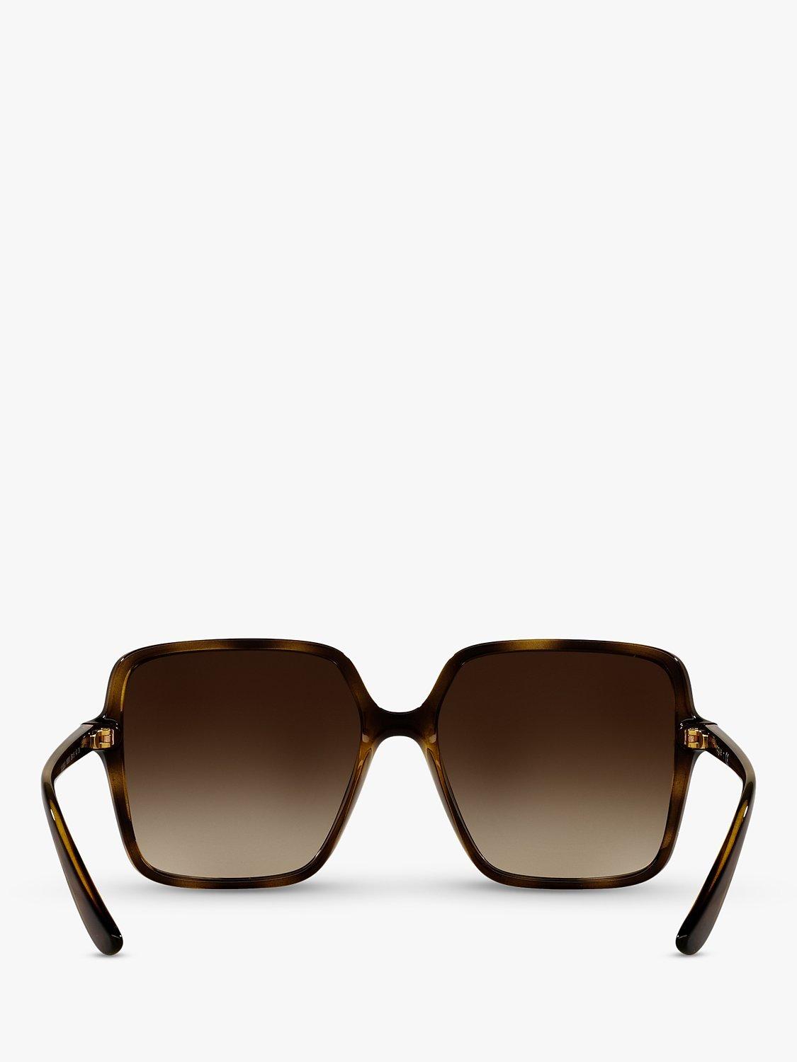 Product image 7 of 11, which shows Vogue VO5352S Women's Square Sunglasses, Dark Havana/Brown Gradient