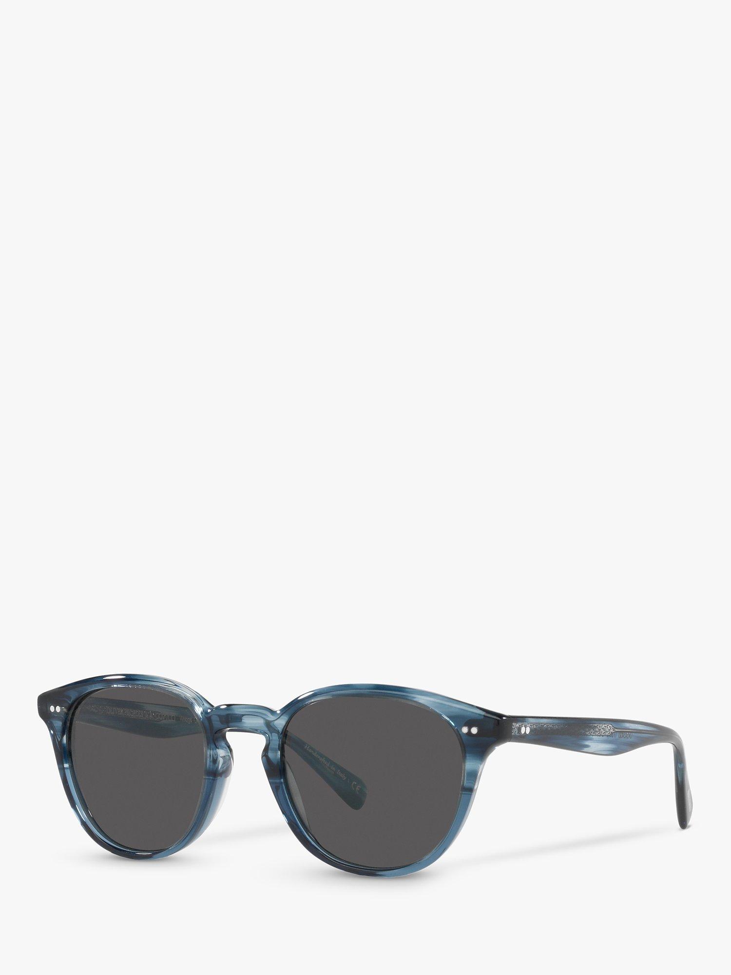 Product image 1 of 11, which shows Oliver Peoples OV5454SU DESMON Unisex Sunglasses, Dark Blue