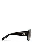 CHANEL Irregular Sunglasses CH5468B Iridescent Brown/Brown Gradient
