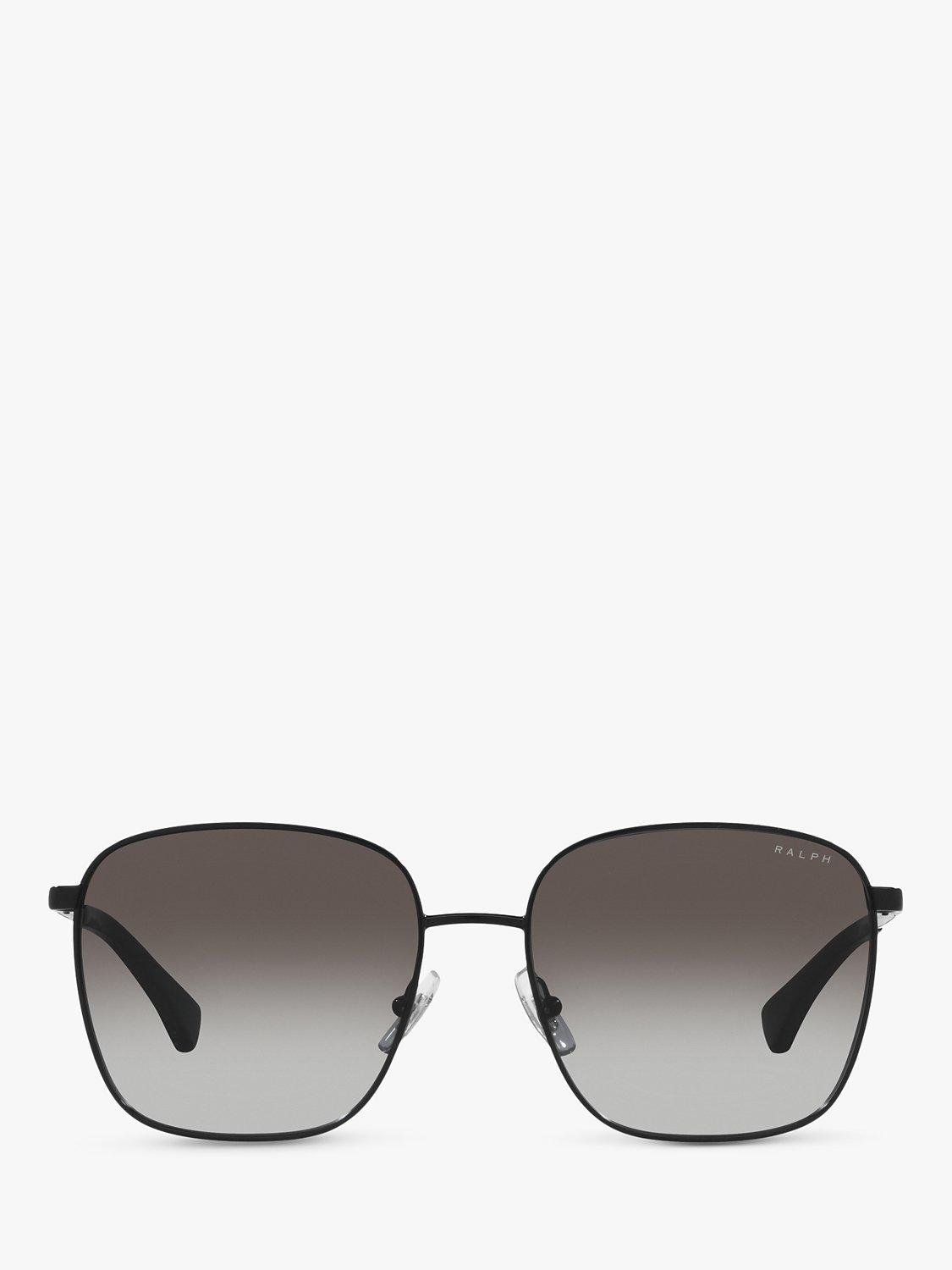 Product image 3 of 9, which shows Ralph RA4136 Women's Square Shape Sunglasses, Shiny Black/Gradient