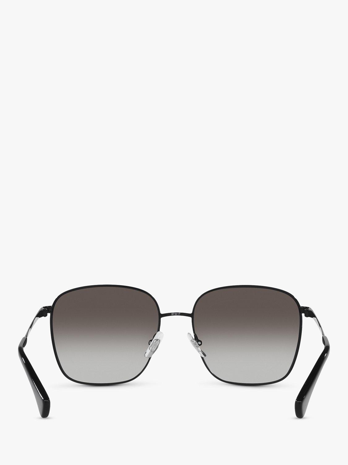 Product image 7 of 9, which shows Ralph RA4136 Women's Square Shape Sunglasses, Shiny Black/Gradient