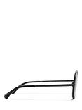 CHANEL Round Sunglasses CH4268 Matte Black/Grey