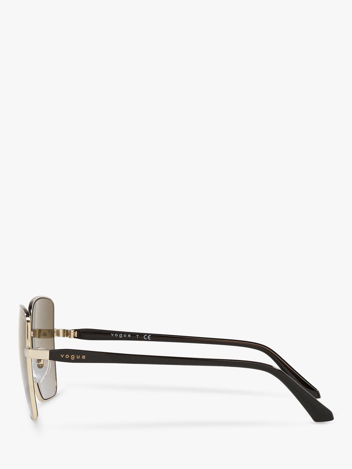 Product image 4 of 11, which shows Vogue VO4199S Women's Butterfly Sunglasses, Pale Gold/Brown Gradient
