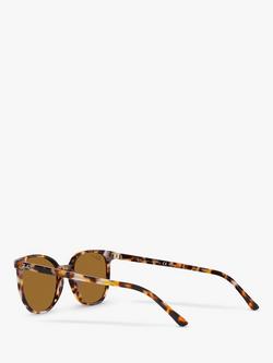 Ray-Ban RB2197 Unisex Polarised Elliot Sunglasses, Havana Brown - view 2, Havana Brown