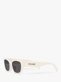 Celine CL40197U Women's Cat's Eye Sunglasses - view 2, Ivory/Grey