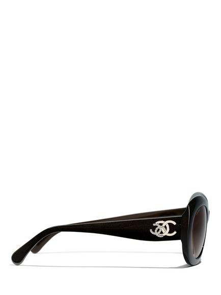 CHANEL Oval Sunglasses CH5469B Iridescent Brown/Brown Gradient - view 2, Iridescent Brown/Brown Gradient