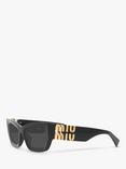 Miu Miu MU 09WS Women's Rectangular Sunglasses