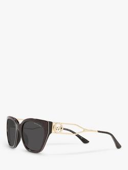 Michael Kors MK2154 Women's Lake Como Square Sunglasses - view 2, Brown