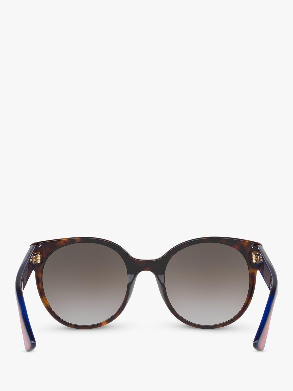 Product image 7 of 11, which shows Gucci GG0035SN Women's Round Sunglasses, Brown/Blue/Grey Gradient