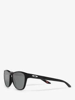 Oakley OO9479 Men's Manorburn Prizm Polarised Square Sunglasses, Matte Black/Grey - view 2, Matte Black/Grey