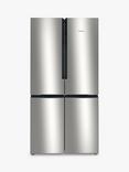 Siemens iQ300 KF96NVPEAG Freestanding 65/35 American Fridge Freezer, Stainless Steel