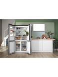 Bosch Series 4 KFN96VPEAG Freestanding 65/35 American Fridge Freezer, Inox Easy Clean Steel