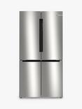 Bosch Series 6 KFN96APEAG Freestanding 65/35 American Fridge Freezer, Inox Easy Clean Steel