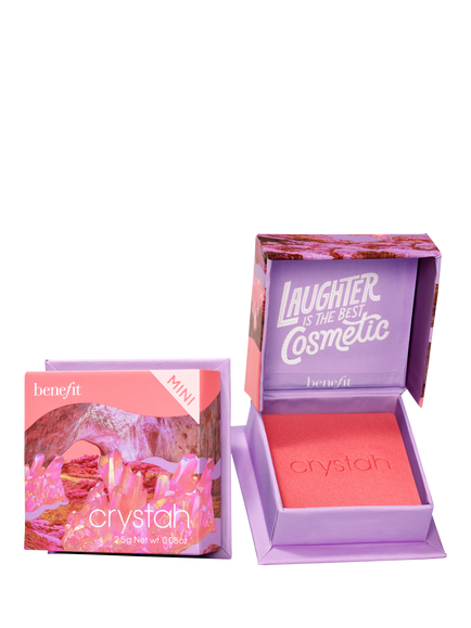 Benefit Crystah Strawberry Pink Powder Blusher, Mini, Crystah