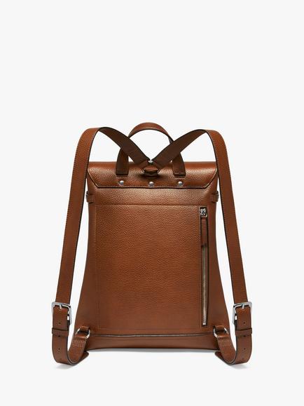 Mulberry Chiltern Small Classic Grain Leather Backpack, Oak - view 2, Oak