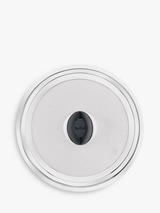 Tefal Ingenio Stainless Steel Multi-Diameter Anti-Splatter Lid, 24-28cm