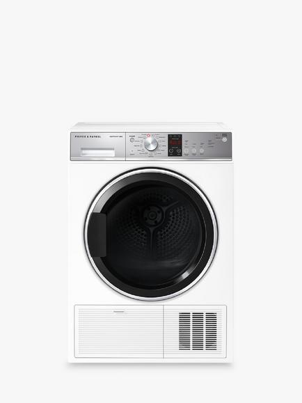 Fisher & Paykel DH9060P2 Heat Pump Tumble Dryer, 9kg Load, White, White