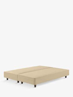 John Lewis Pocket Sprung Shallow Divan Base, Small Double, Putty, Putty